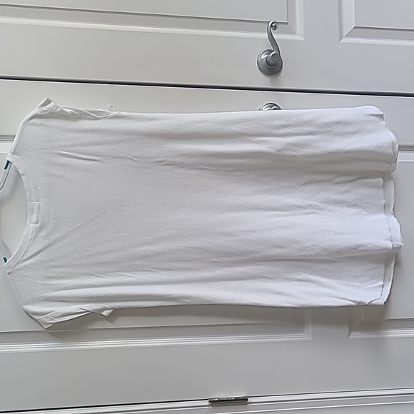 Mododoc Cap Sleeve Open Crew T-shirt Dress - Picture 2 of 3